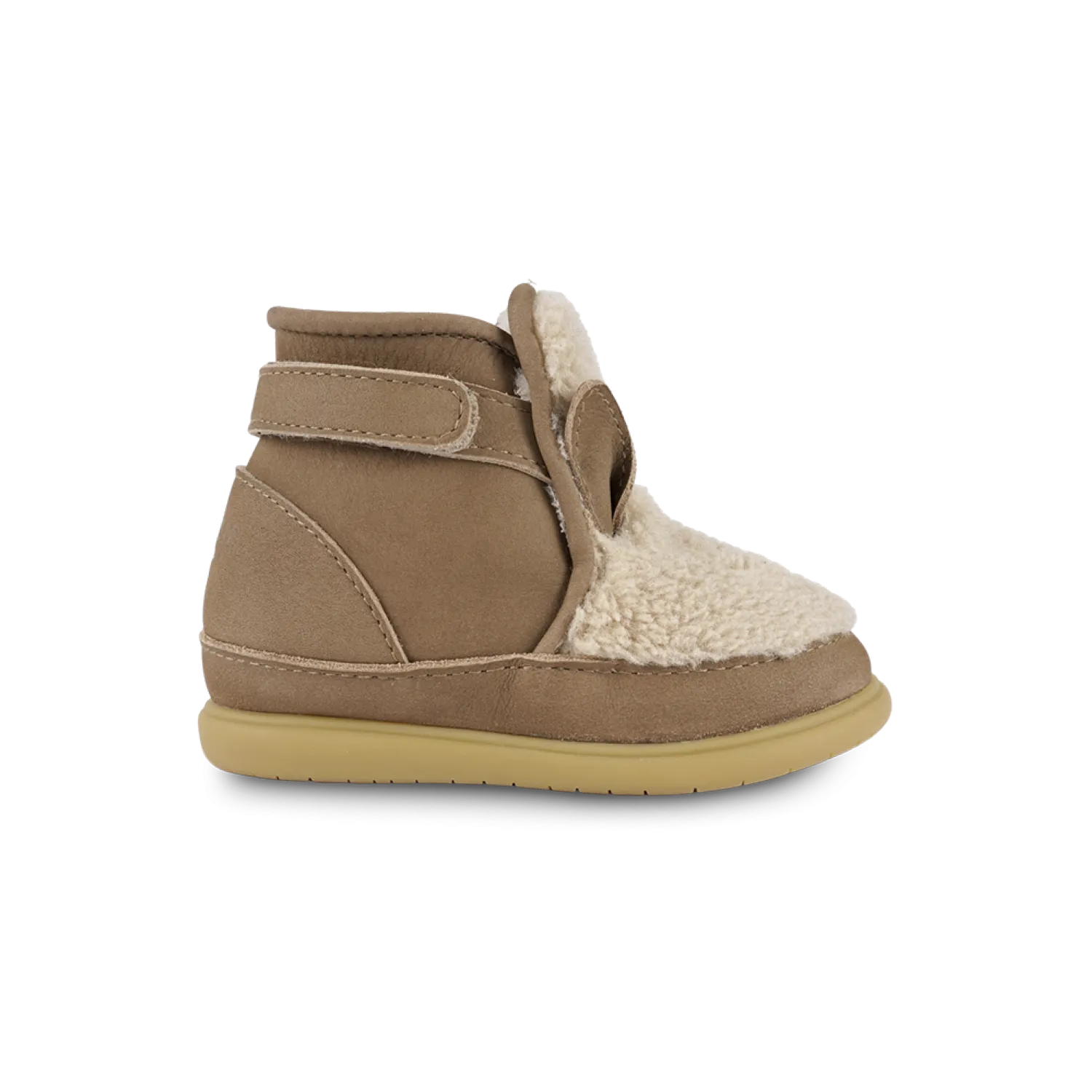 Roumi Shoes | Alpaca | Beige Curly Faux Fur