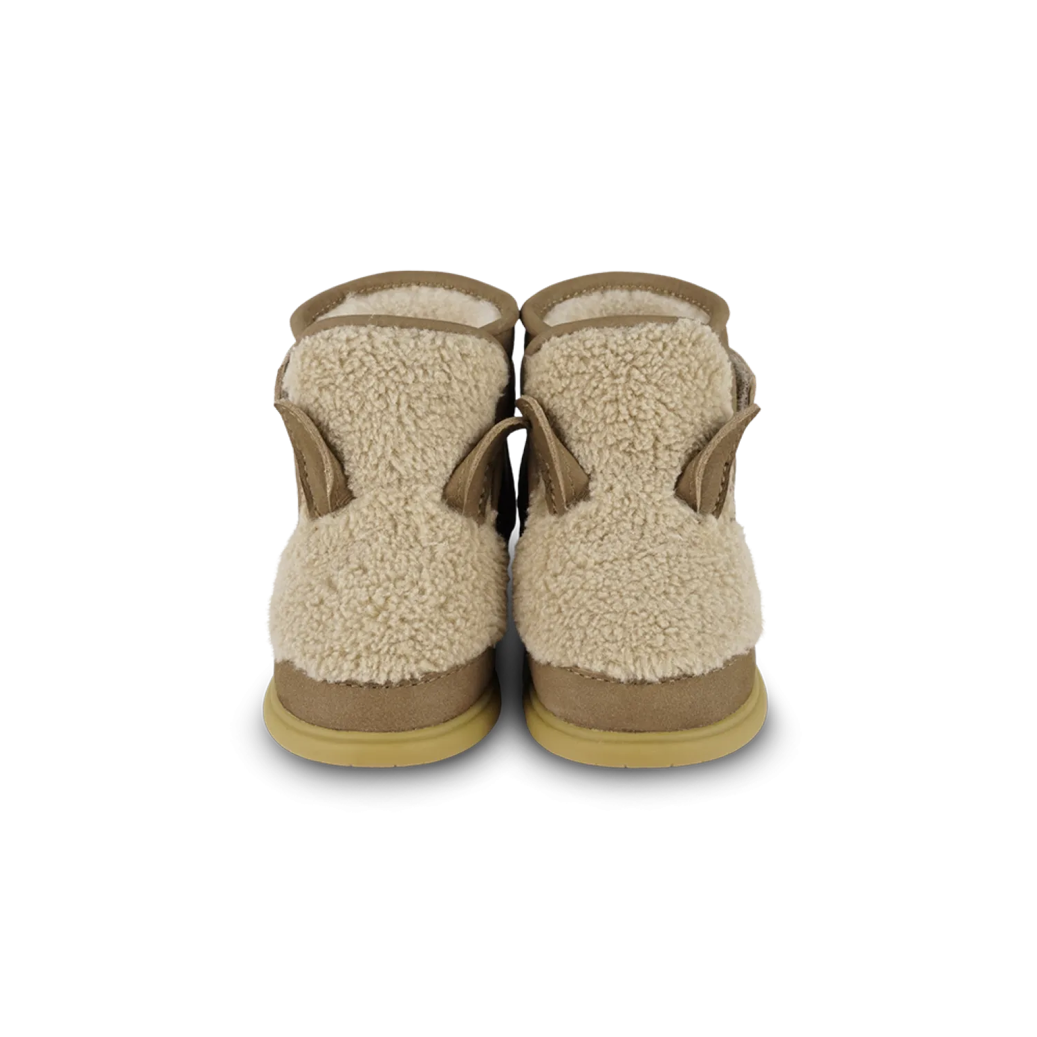 Roumi Shoes | Alpaca | Beige Curly Faux Fur