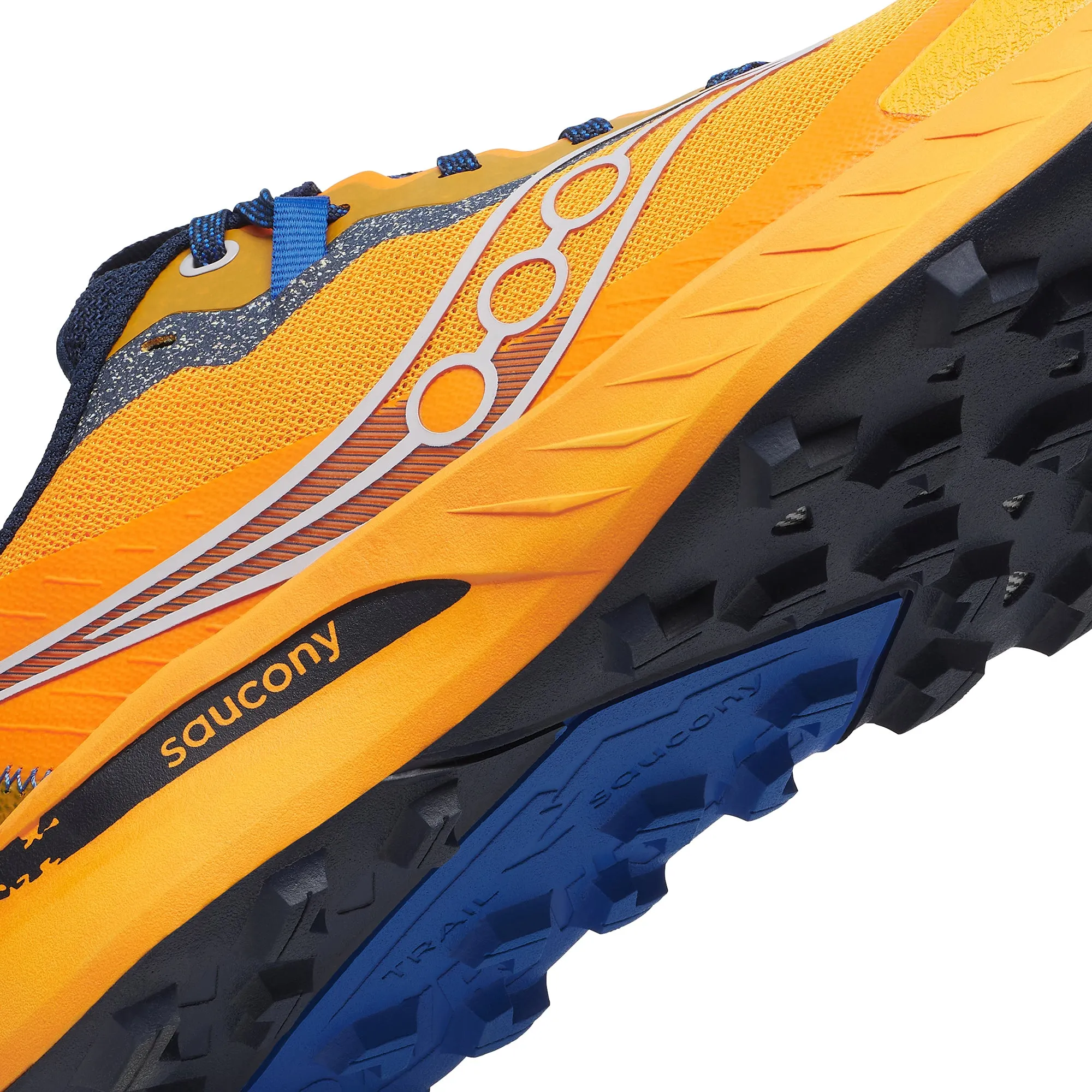 Saucony Peregrine 15 Mens Trail Running Shoes - Orange
