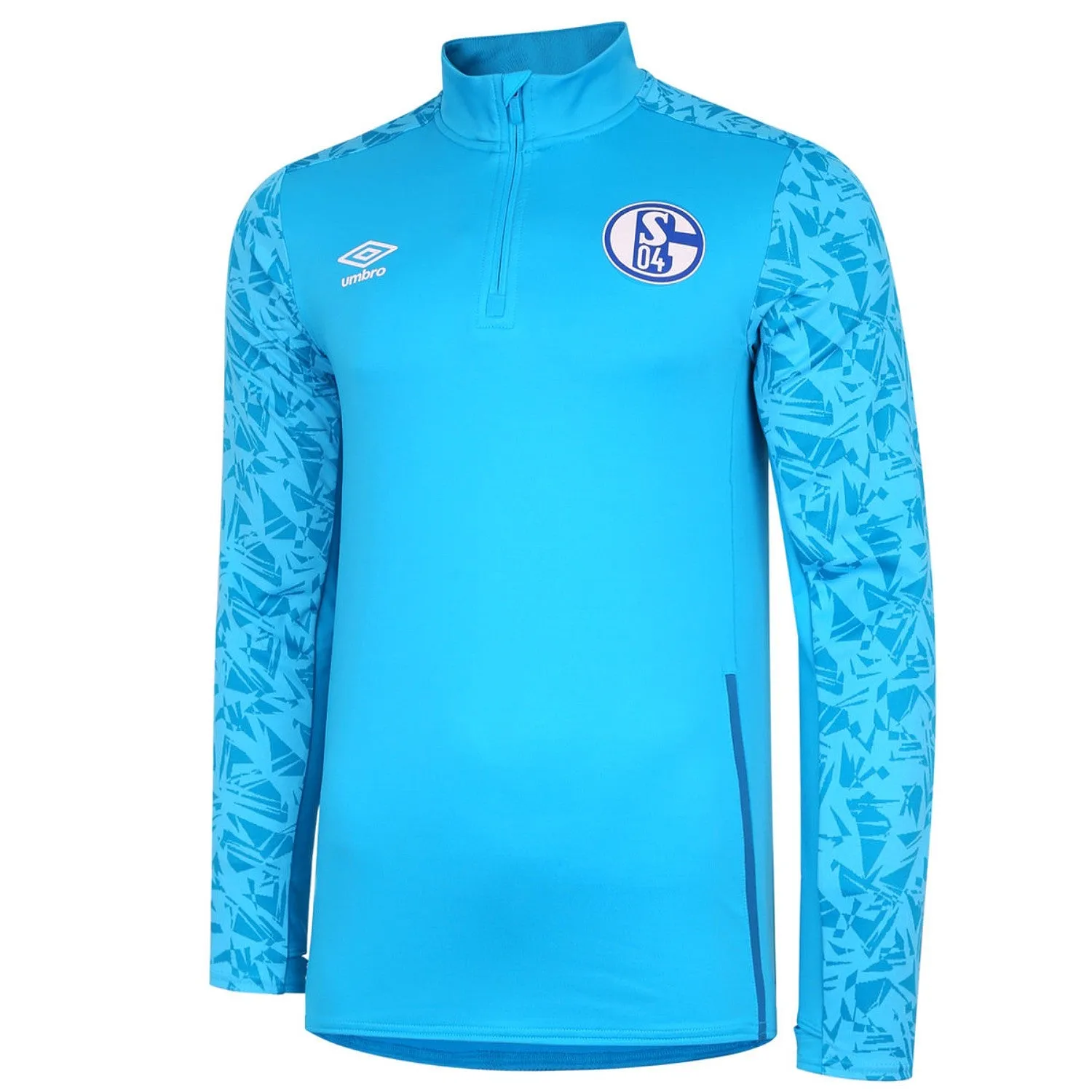 Schalke 04 light blue training technical Soccer tracksuit 2020/21 - Umbro