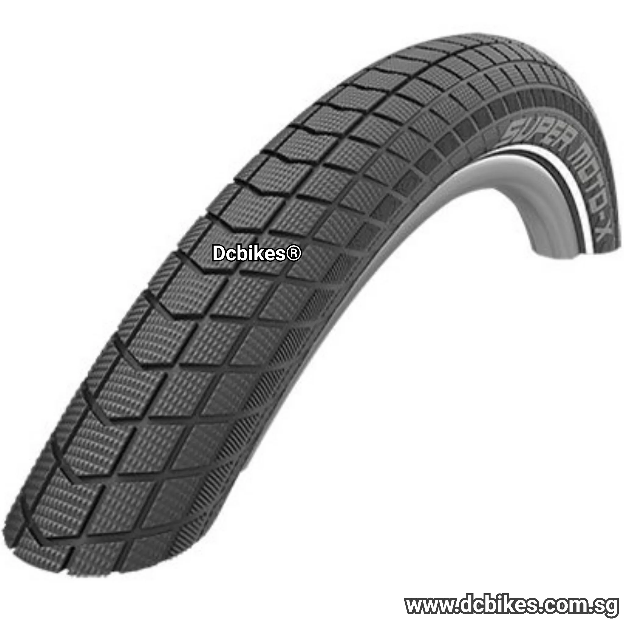 Schwalbe 26 X 2.4 Super Moto-X SnakeSkin MTB Wired Tyres (2 Tires) 