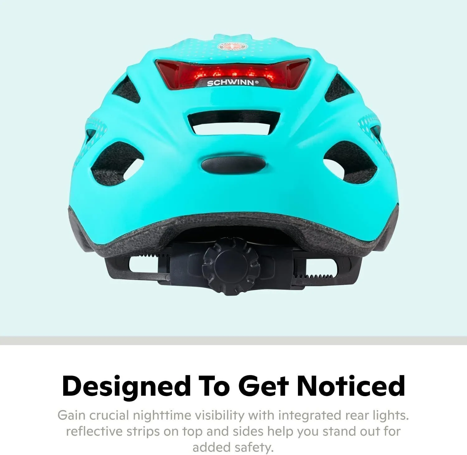 Schwinn Beam Adjustable Bike Helmet With Rear LED Light