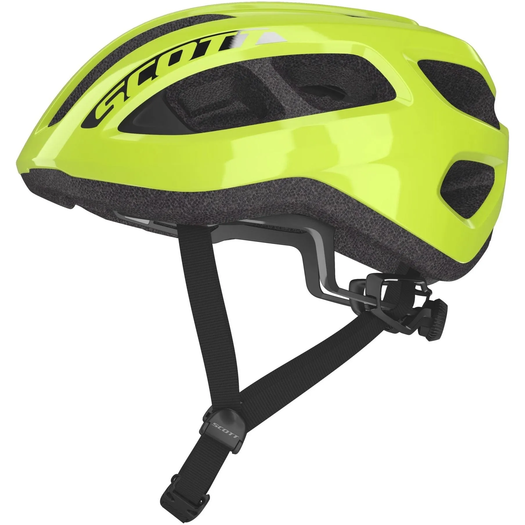 Scott Supra Road Cycling Helmet - Fluorescent Yellow