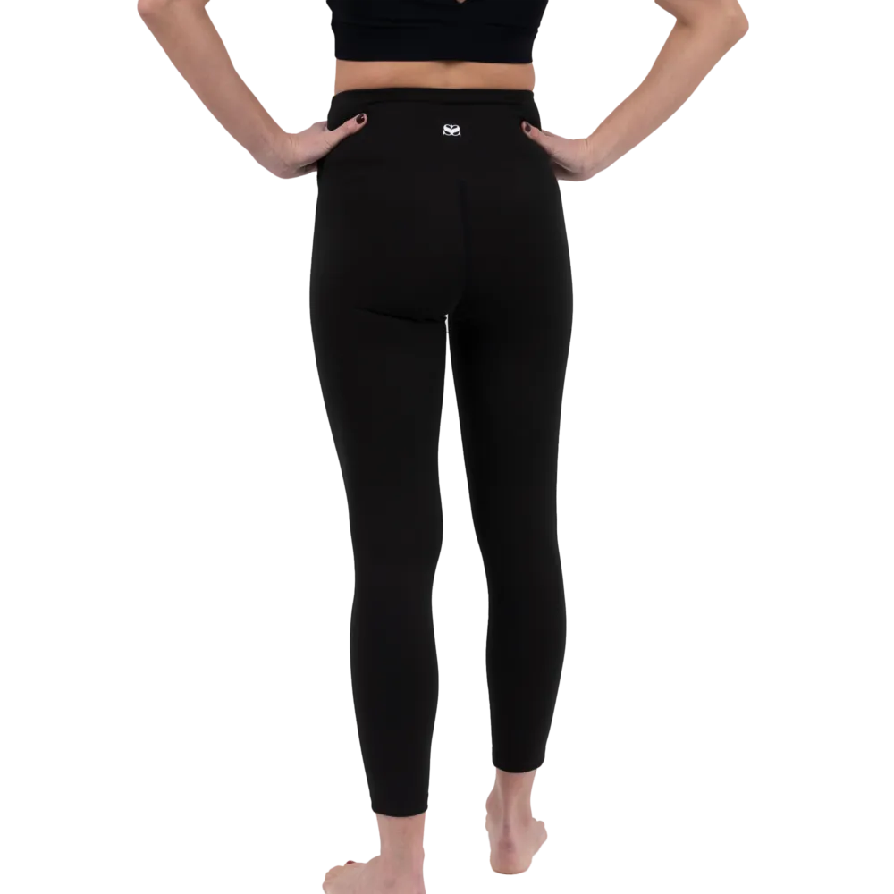 Scramble Hearts Seamless Training Spats - Black