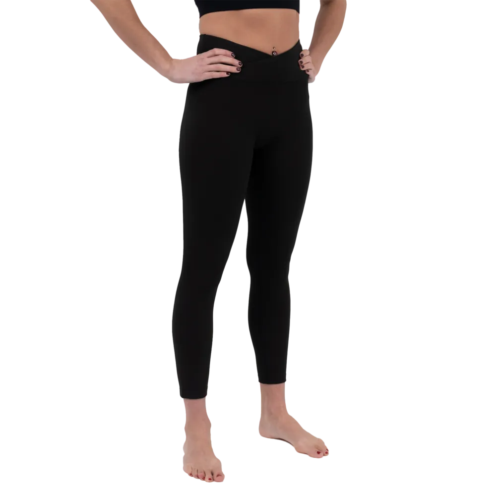 Scramble Hearts Seamless Training Spats - Black