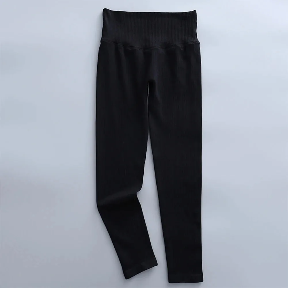 Seamless Sport Leggings for Women - High Waist Workout Training Tights