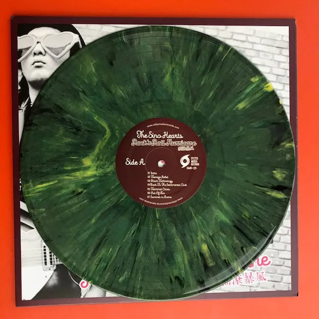 Sino Hearts, the - Rock 'n Roll Hurricane  [MARBLED GREEN VINYL: LIMITED GREEN NOISE EXCLUSIVE COLOR; PUNK ROCK from CHINA!!!] –  New LP