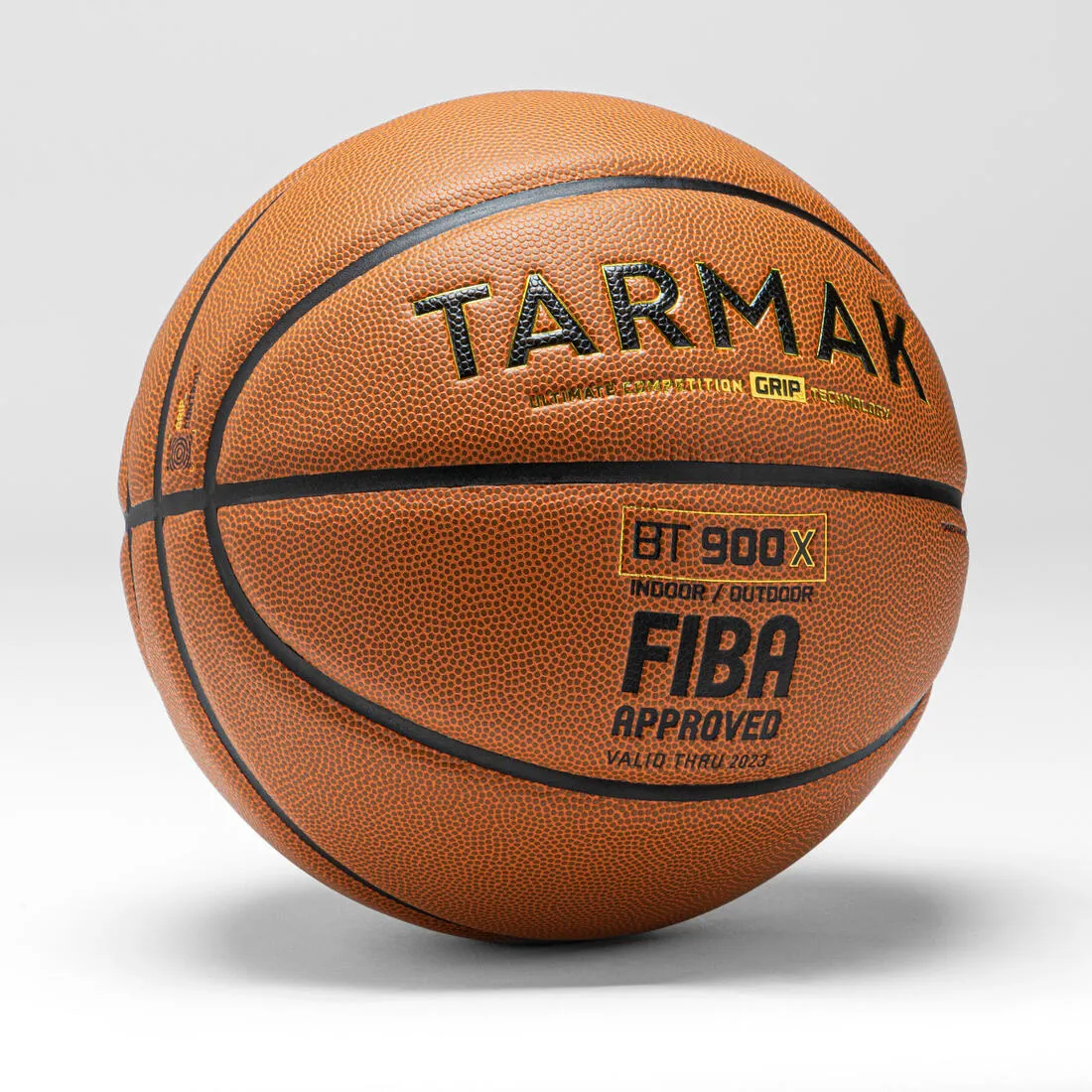 Size 7 FIBA Basketball BT900 Grip Touch - Orange