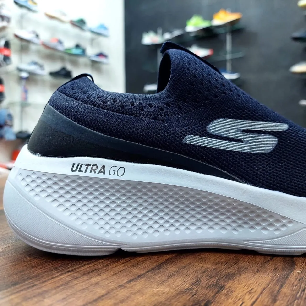 Sketcher Go Run Upraise "Blue White"