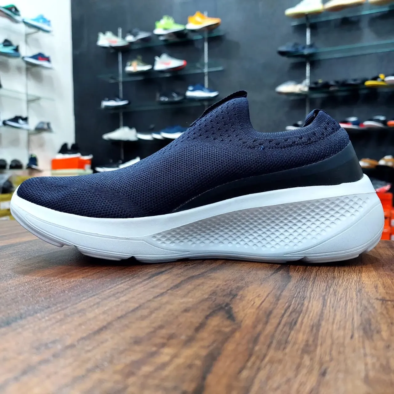Sketcher Go Run Upraise "Blue White"