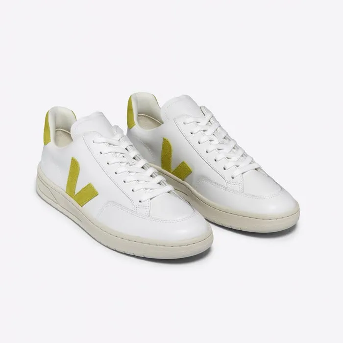 Sneakers «V-12 Leather» in Extra-White Liquor von VEJA