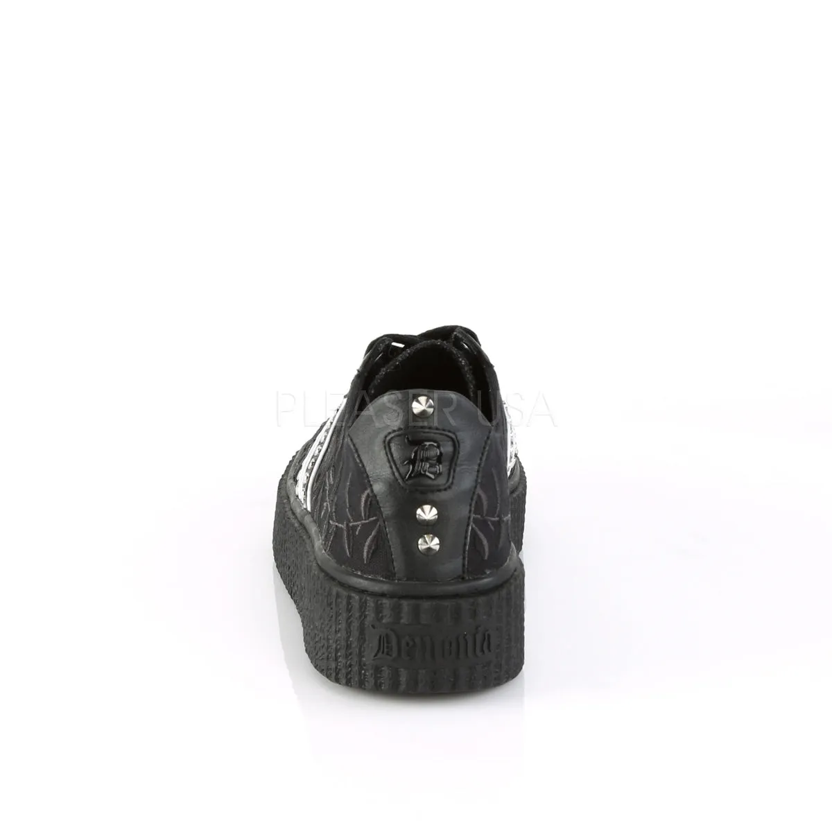 SNEEKER-106  Black Canvas-Black Pu