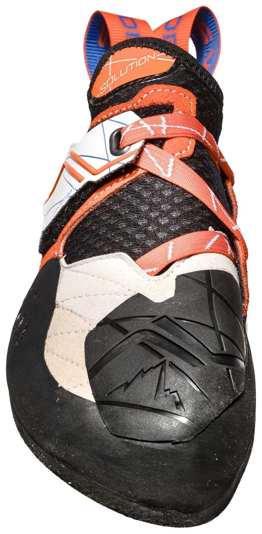 Solution women's - white/lily orange, climbing shoes