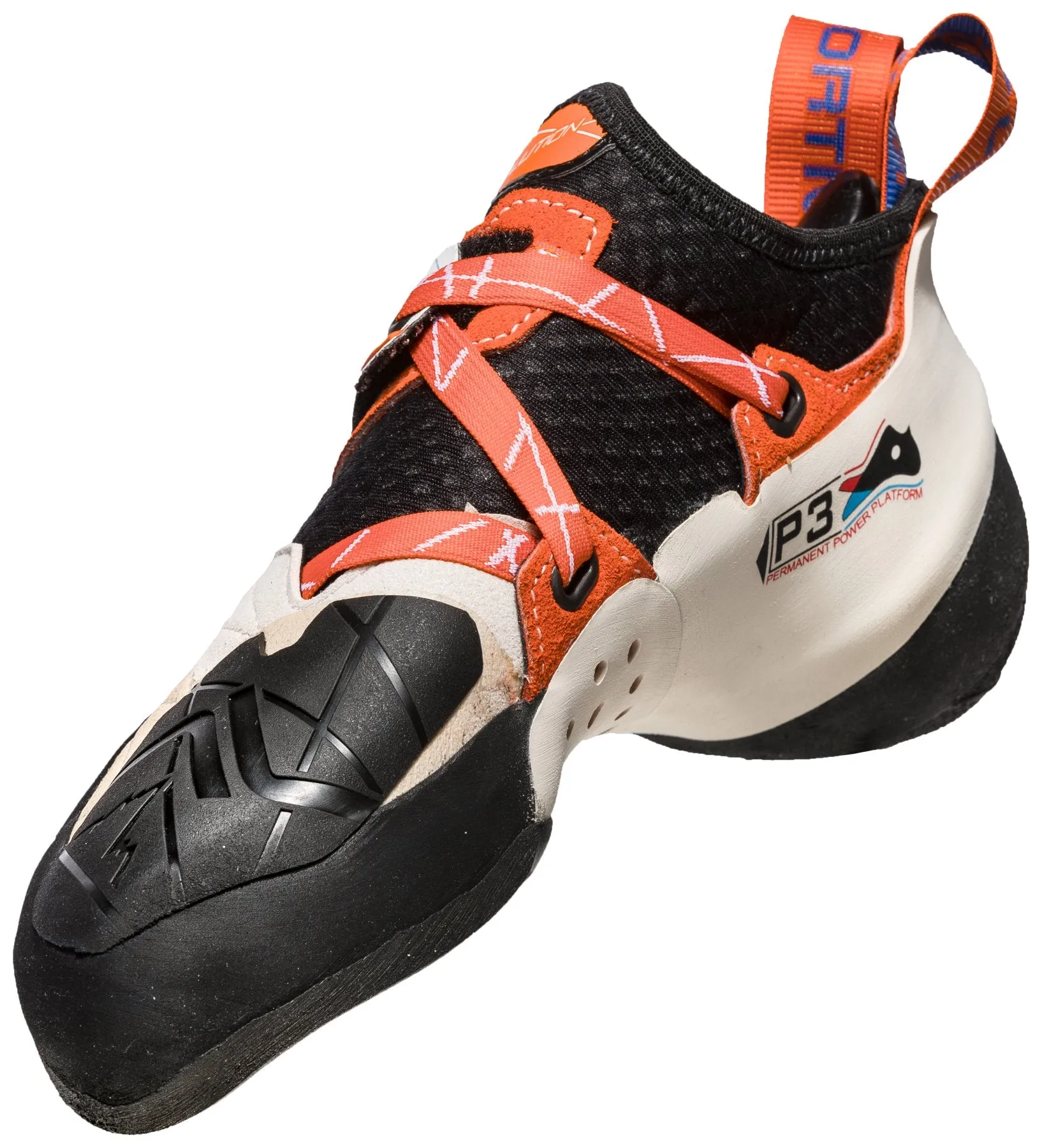 Solution women's - white/lily orange, climbing shoes