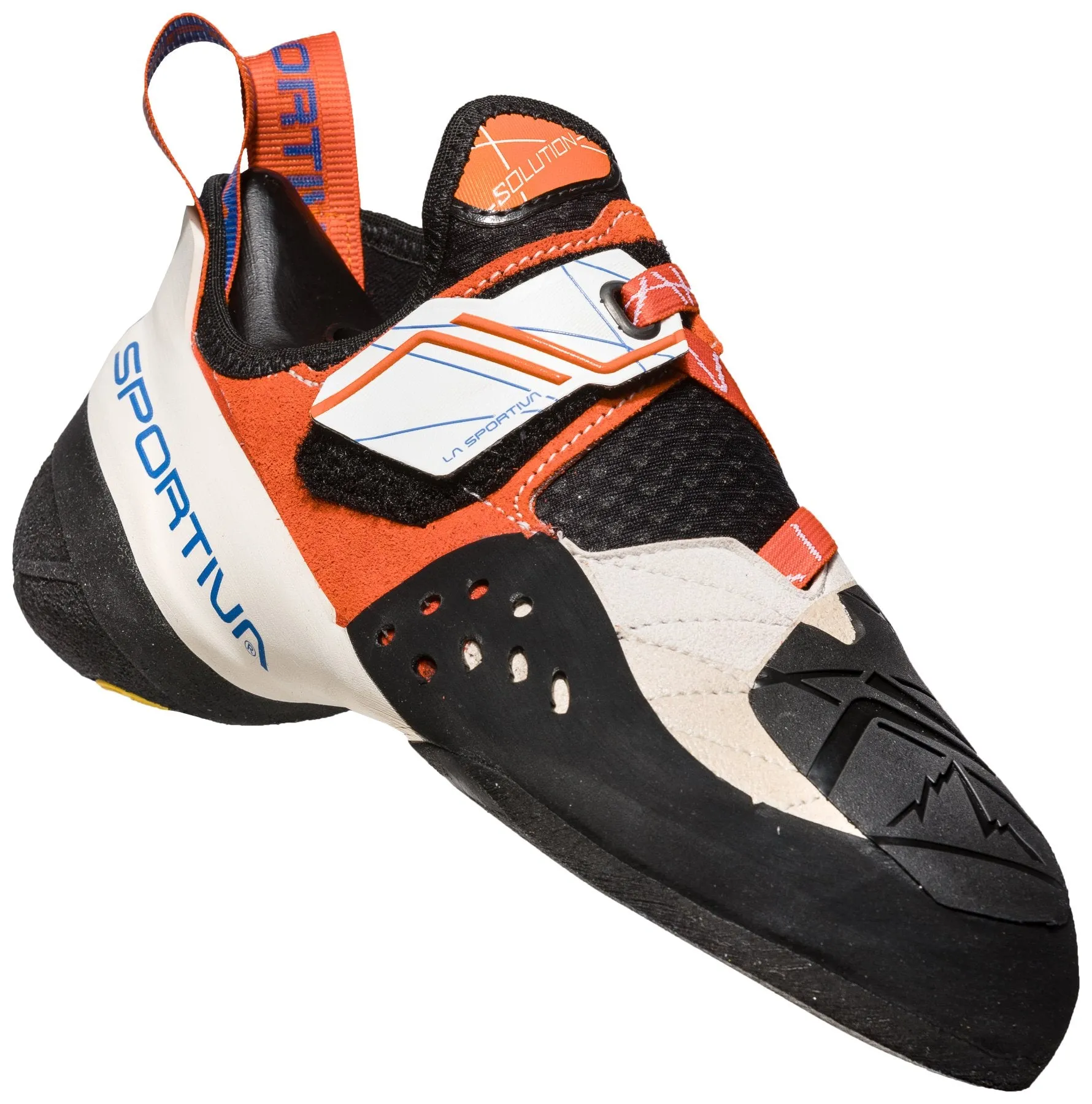 Solution women's - white/lily orange, climbing shoes