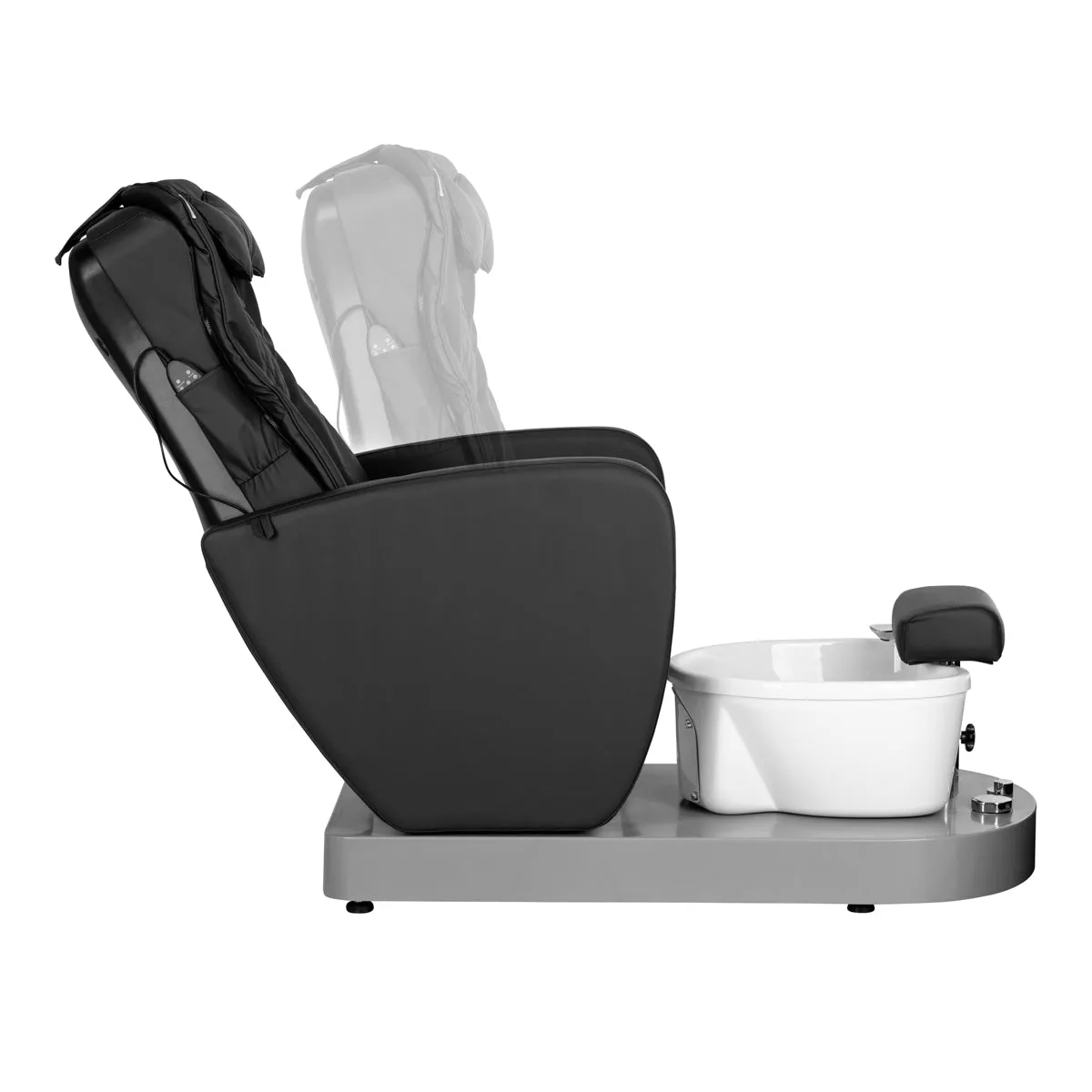 SPA PEDICURE CHAIR AZZURRO 016C WITH HYDROMASSAGE BLACK