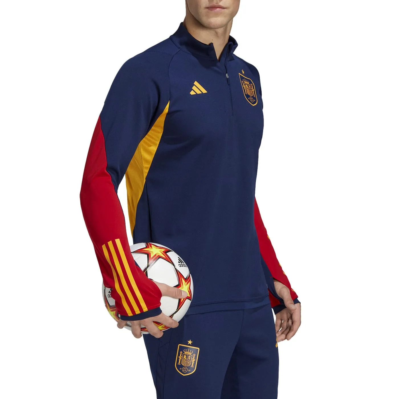Spain training technical Soccer tracksuit 2022/23 navy - Adidas