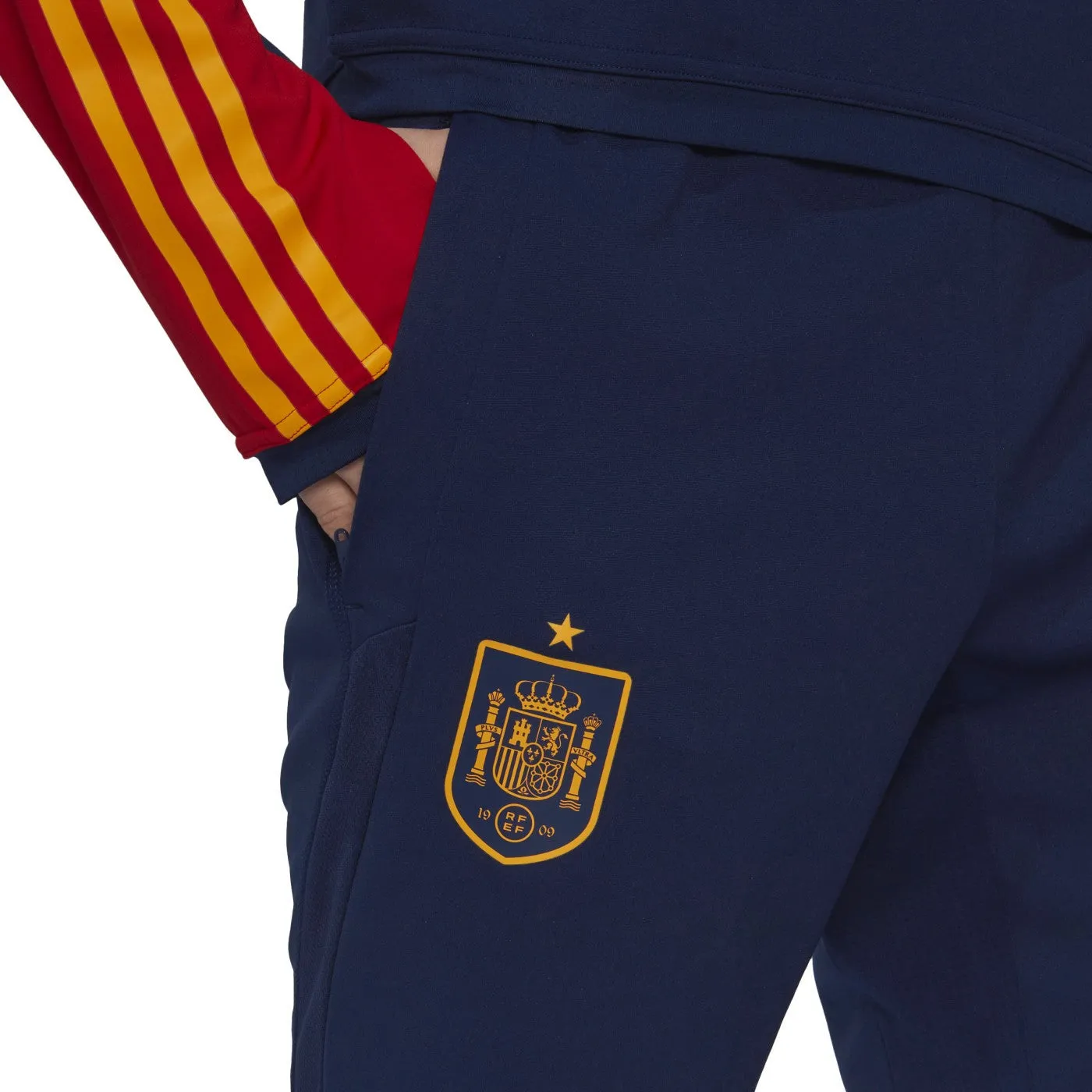 Spain training technical Soccer tracksuit 2022/23 navy - Adidas