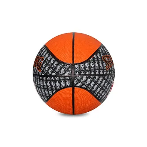 Spalding NBA Rubber Basketball, Size 3 (Orange, Black)