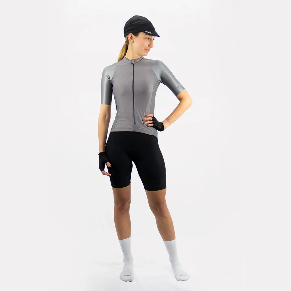 Speed - Essenziale Griggio - Short Sleeve Jersey. Women