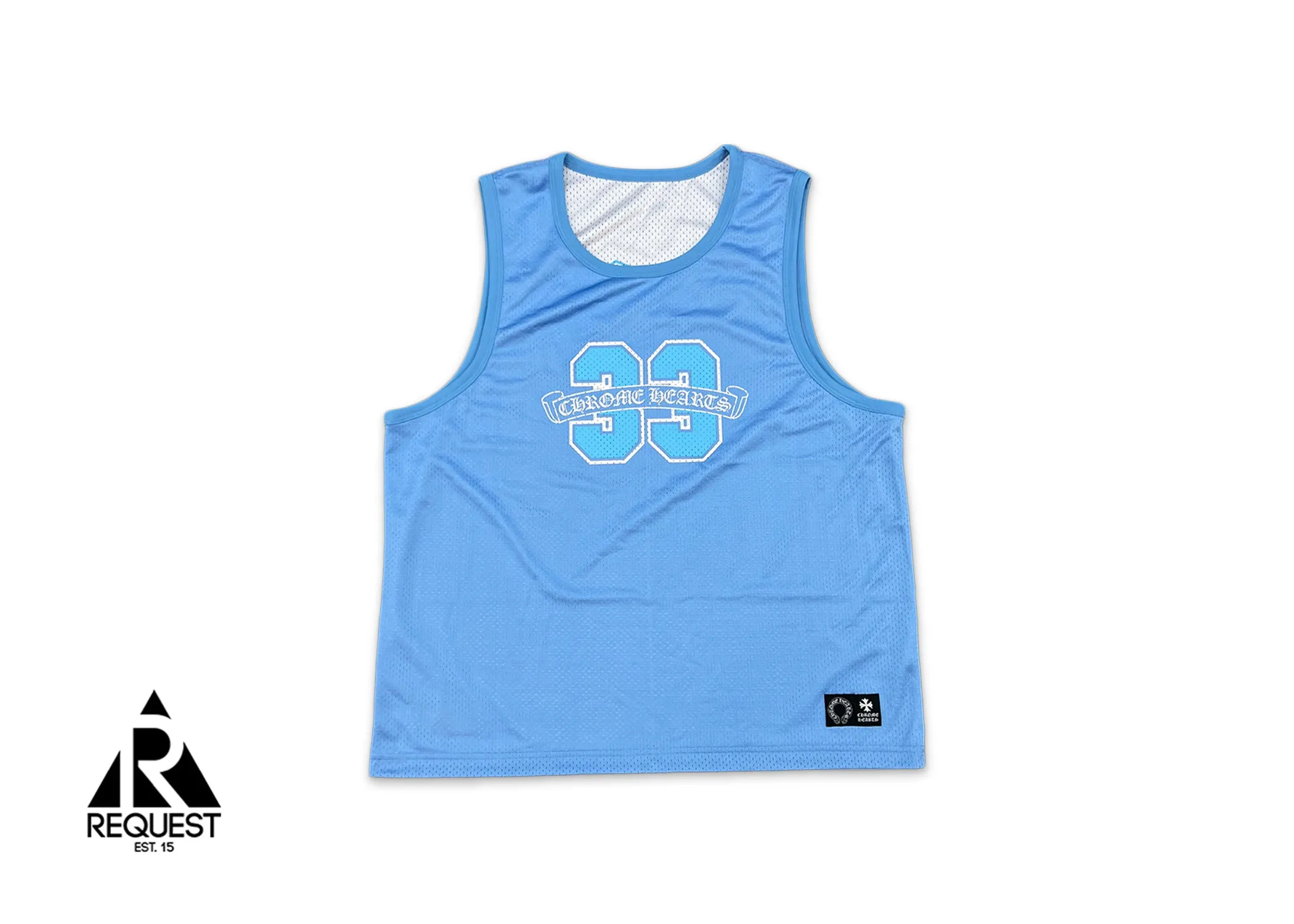 Sports Mesh Reversible Basketball Jersey “Blue”
