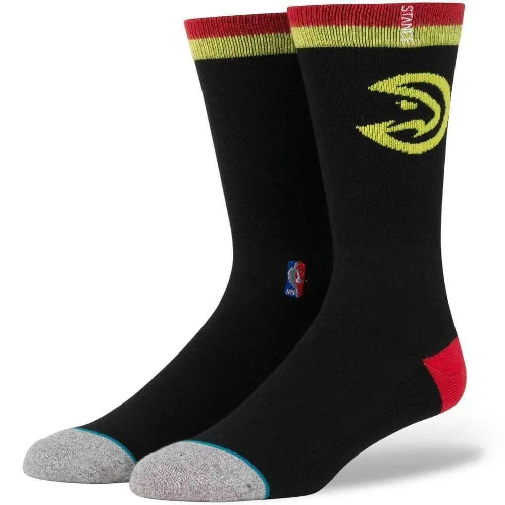 Stance NBA Arena Logo Hawks Basketball Socks - Black