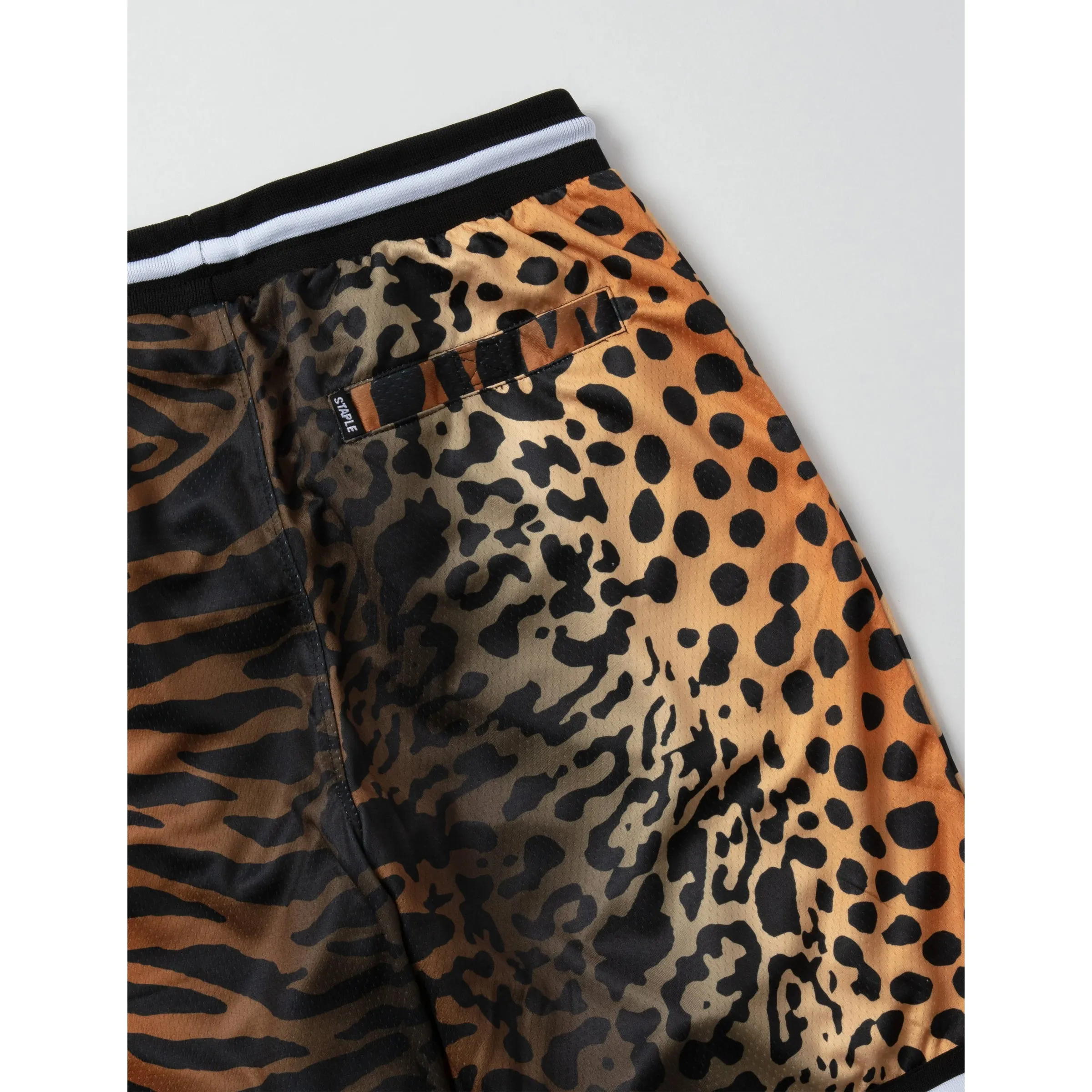 Staple Men Mesh Basketball Short Brown 2206B6979-BRN