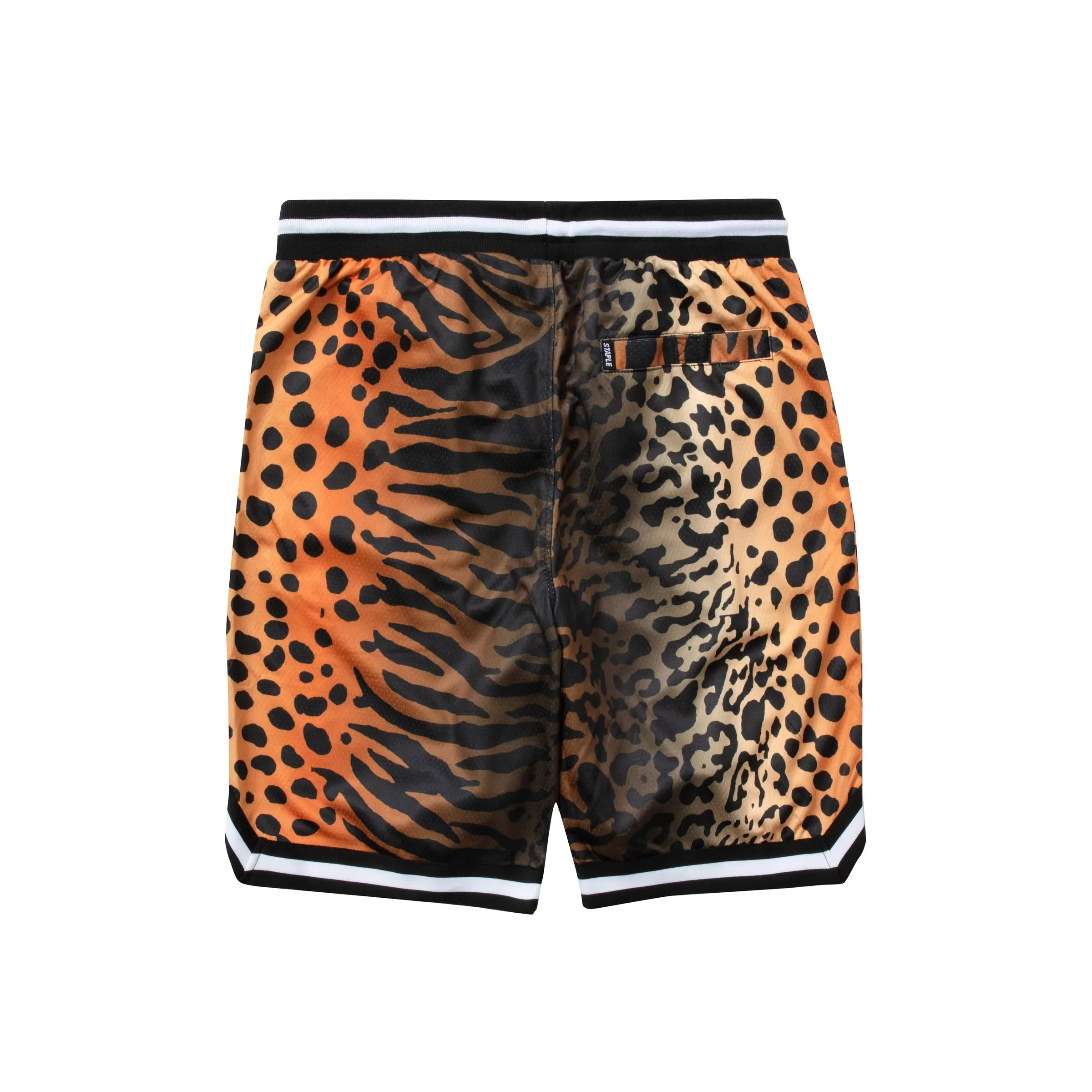 Staple Men Mesh Basketball Short Brown 2206B6979-BRN