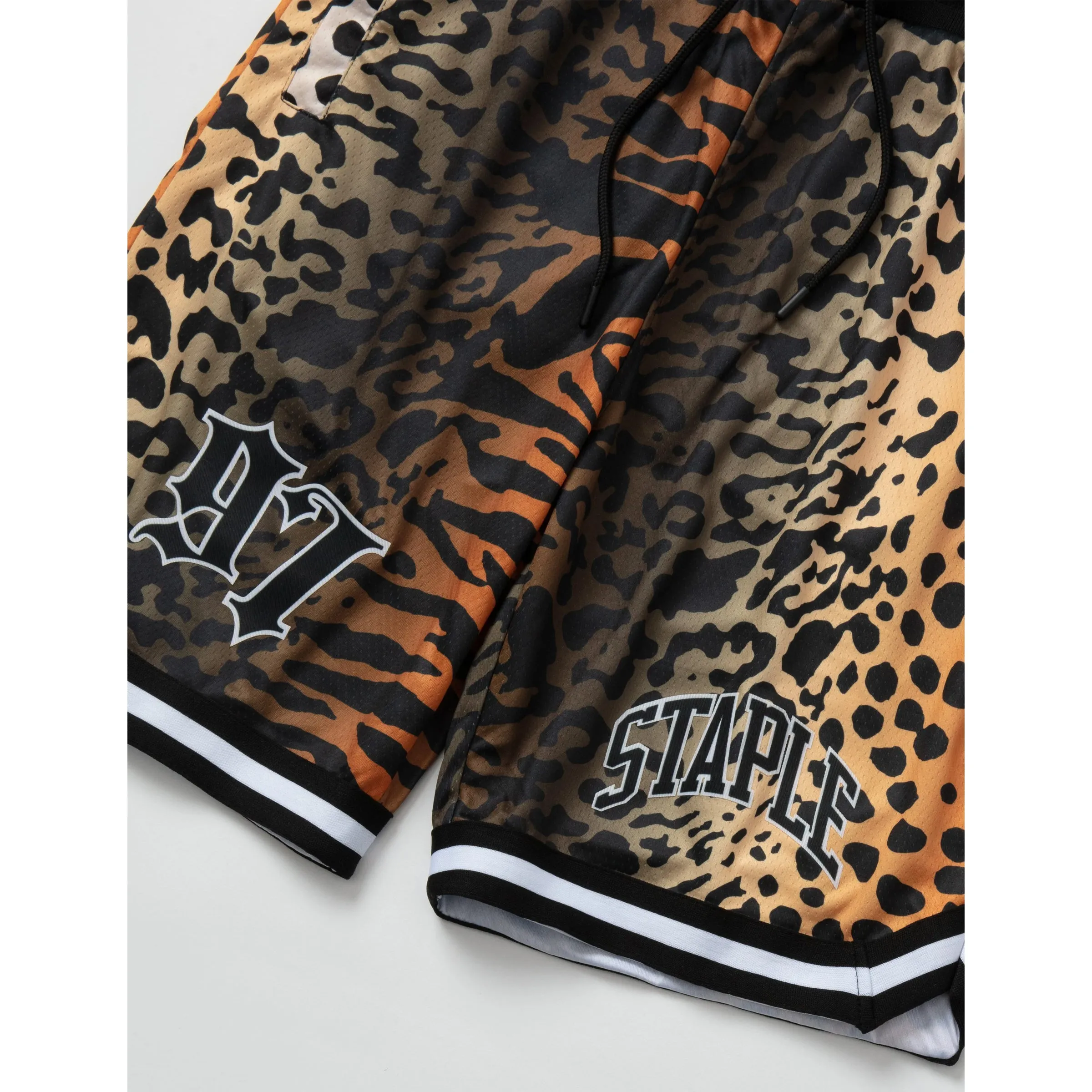 Staple Men Mesh Basketball Short Brown 2206B6979-BRN