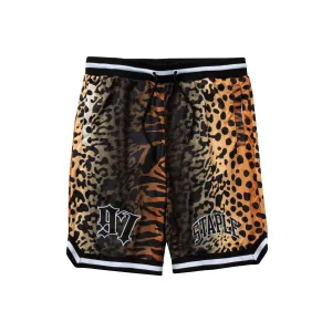 Staple Men Mesh Basketball Short Brown 2206B6979-BRN