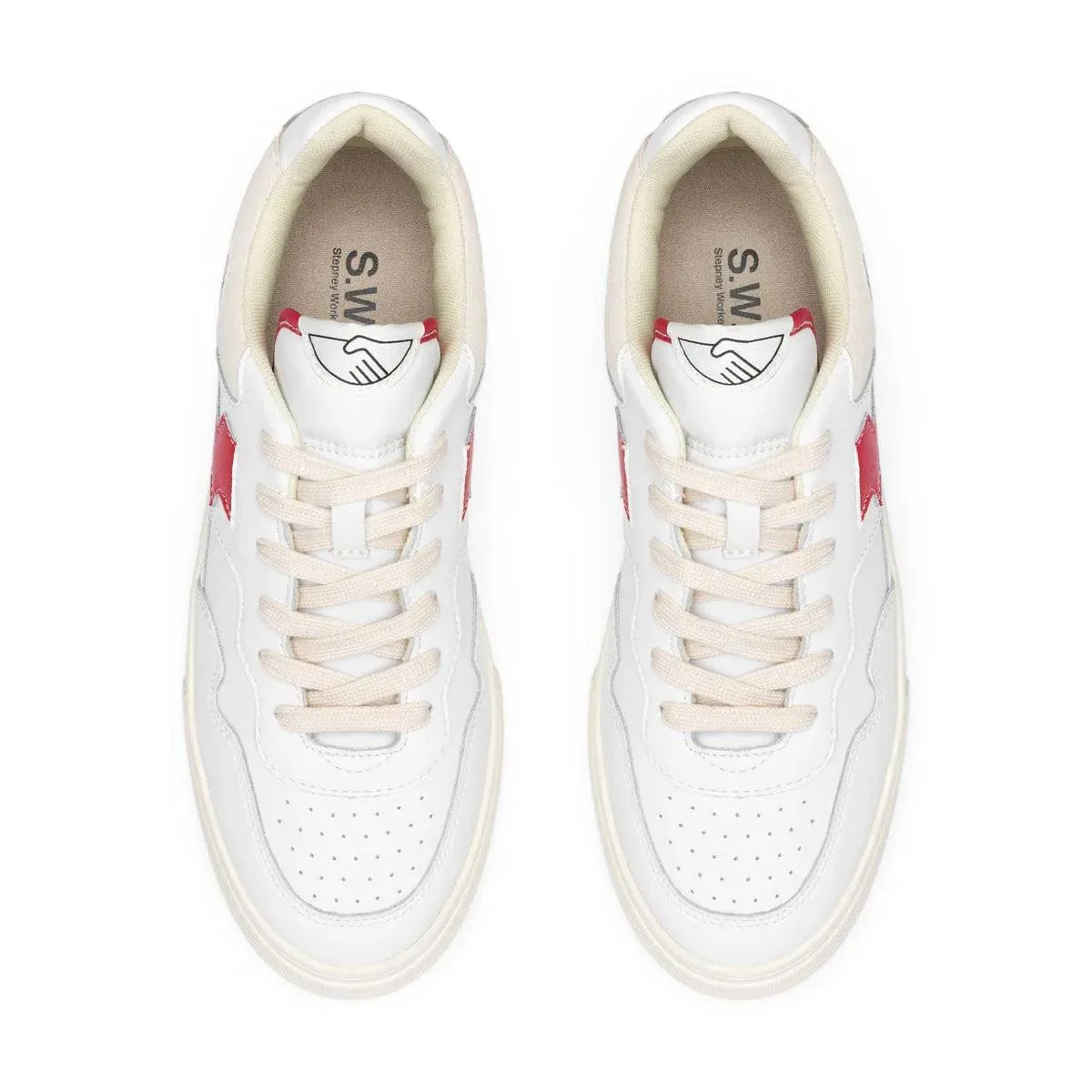 Stepney Workers Club Pearl S-Strike Leather White / Red