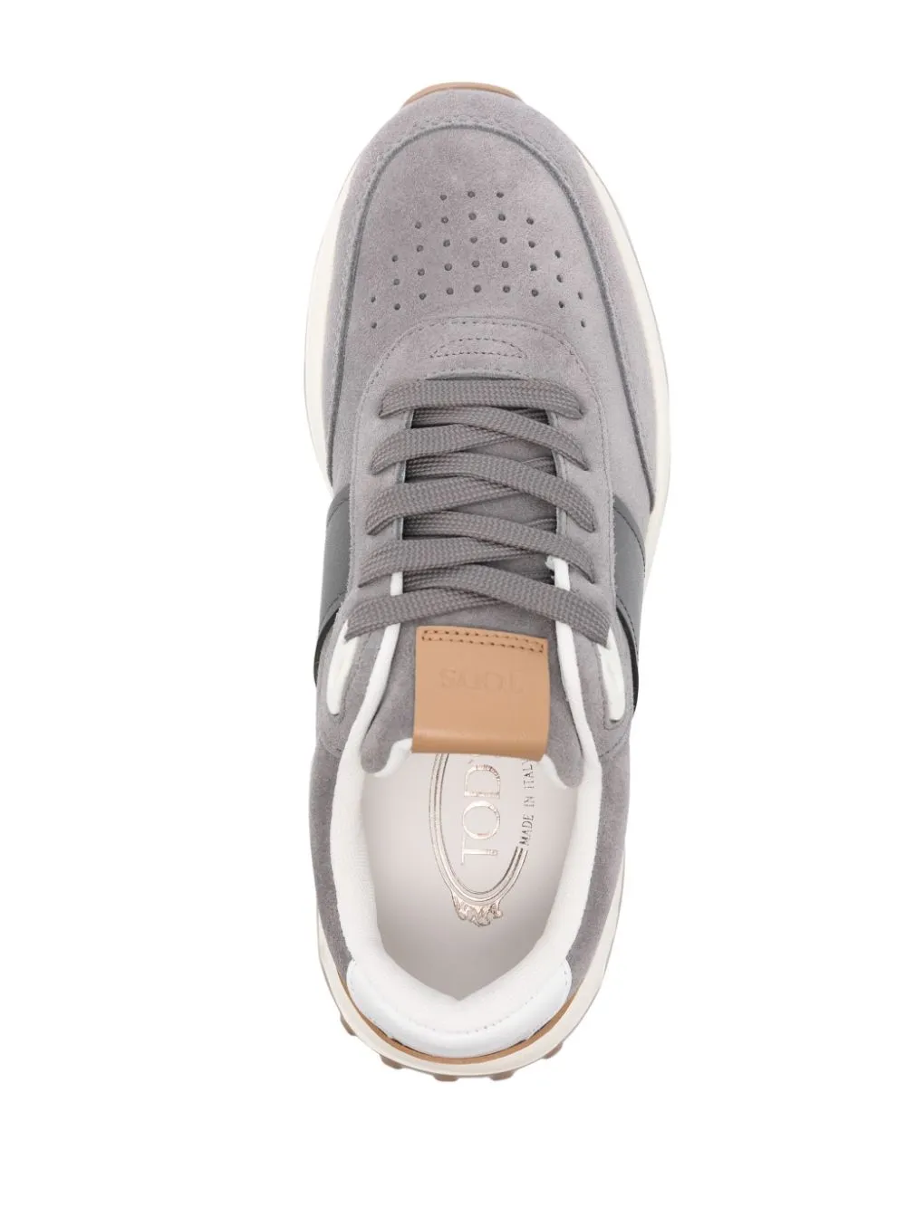 Suede leather sneakers