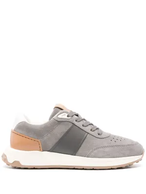 Suede leather sneakers