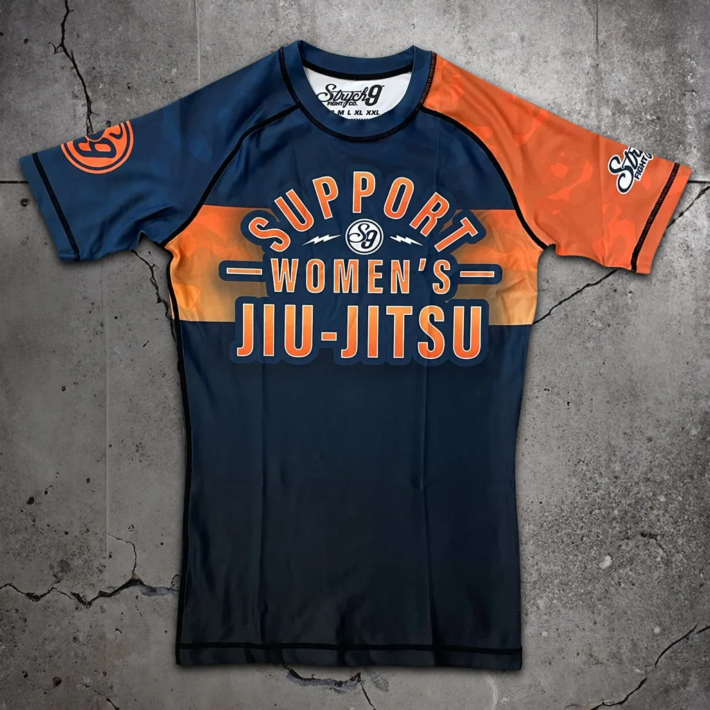 Support Women’s Jiu-Jitsu• Rash Guard