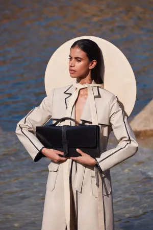 Tanned   I   Capsule Bag    Evening  Black  TO/CP-BLK  I Leather Bag