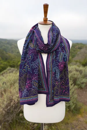 The Hypnotic Kantha Scarf