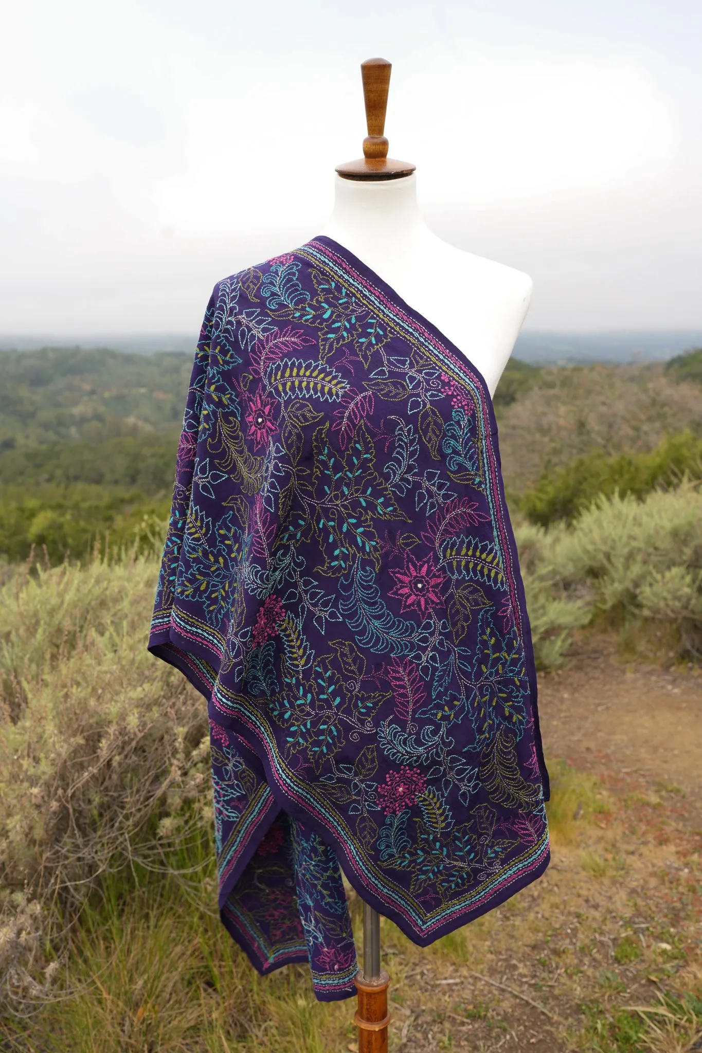 The Hypnotic Kantha Scarf