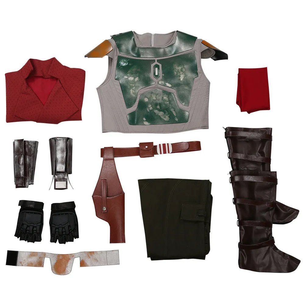 The Mando S2 Halloween Carnival Suit Cobb Vanth Cosplay Costume Top Pants Outfits