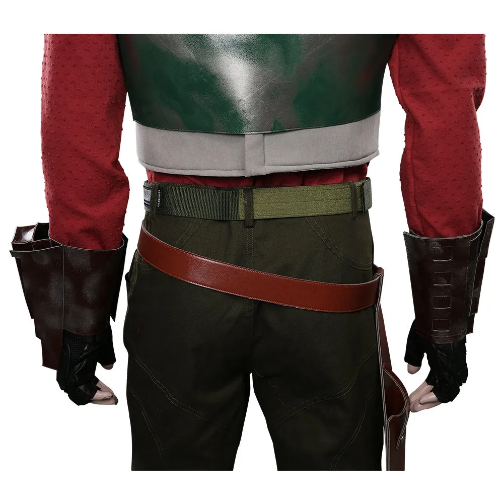 The Mando S2 Halloween Carnival Suit Cobb Vanth Cosplay Costume Top Pants Outfits