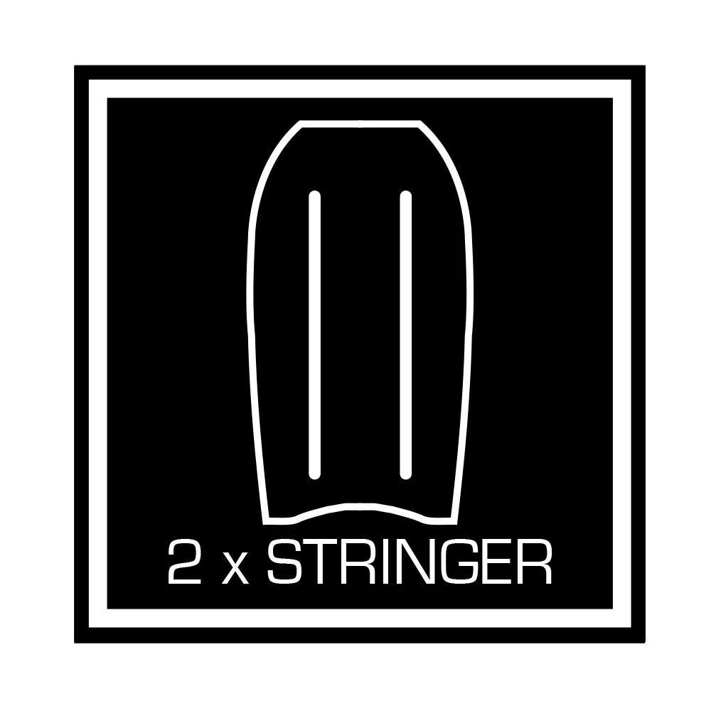 The Max - Premium PP Bodyboard (2 x Stringers)