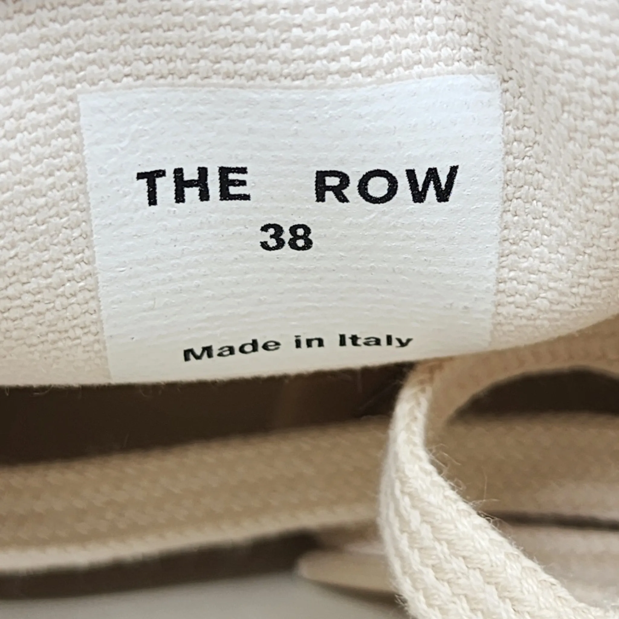 The Row Bonnie Sneakers - Canvas and Suede  - Ivory 38