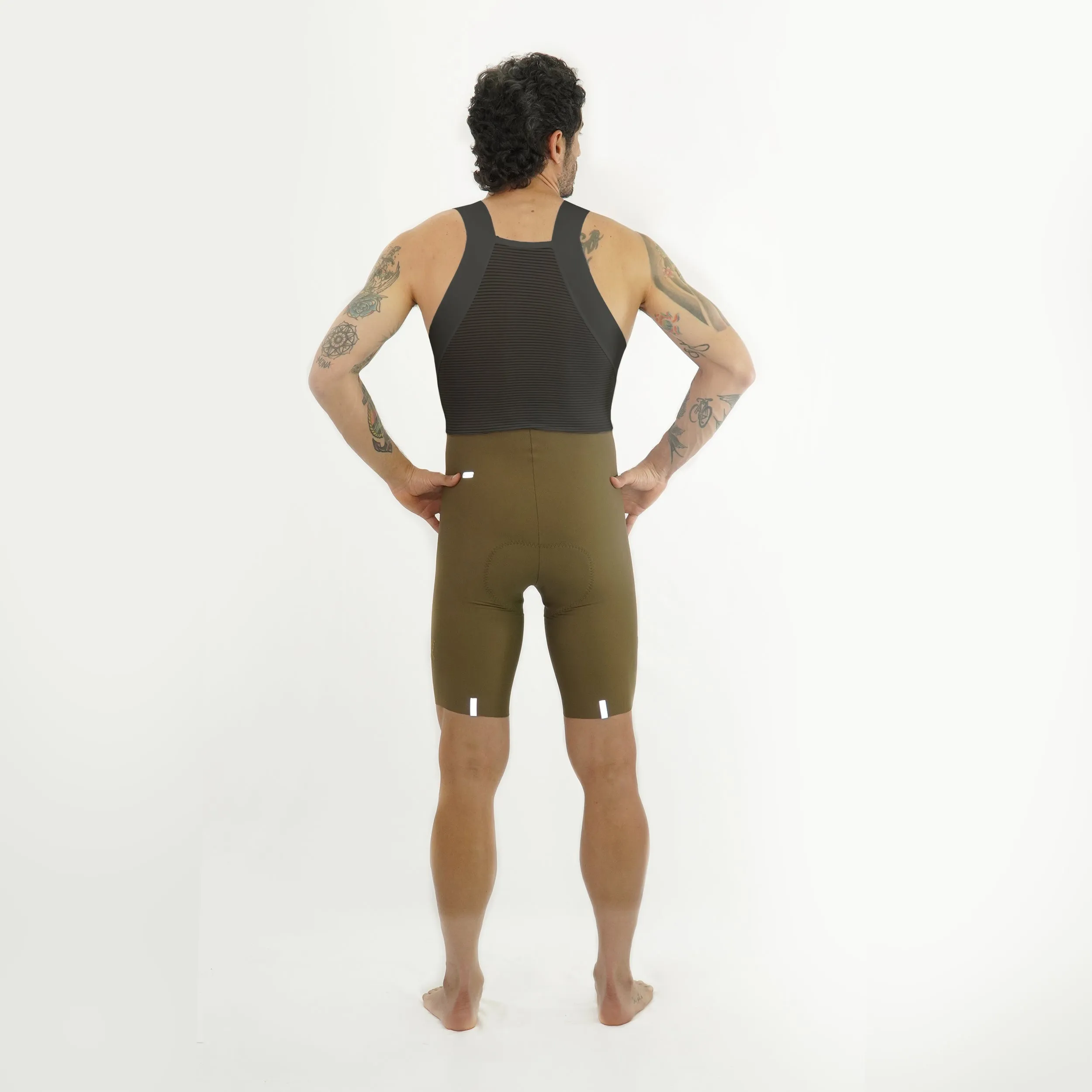Toscana 2.0 - Oliva Cycling Bib shorts. Men