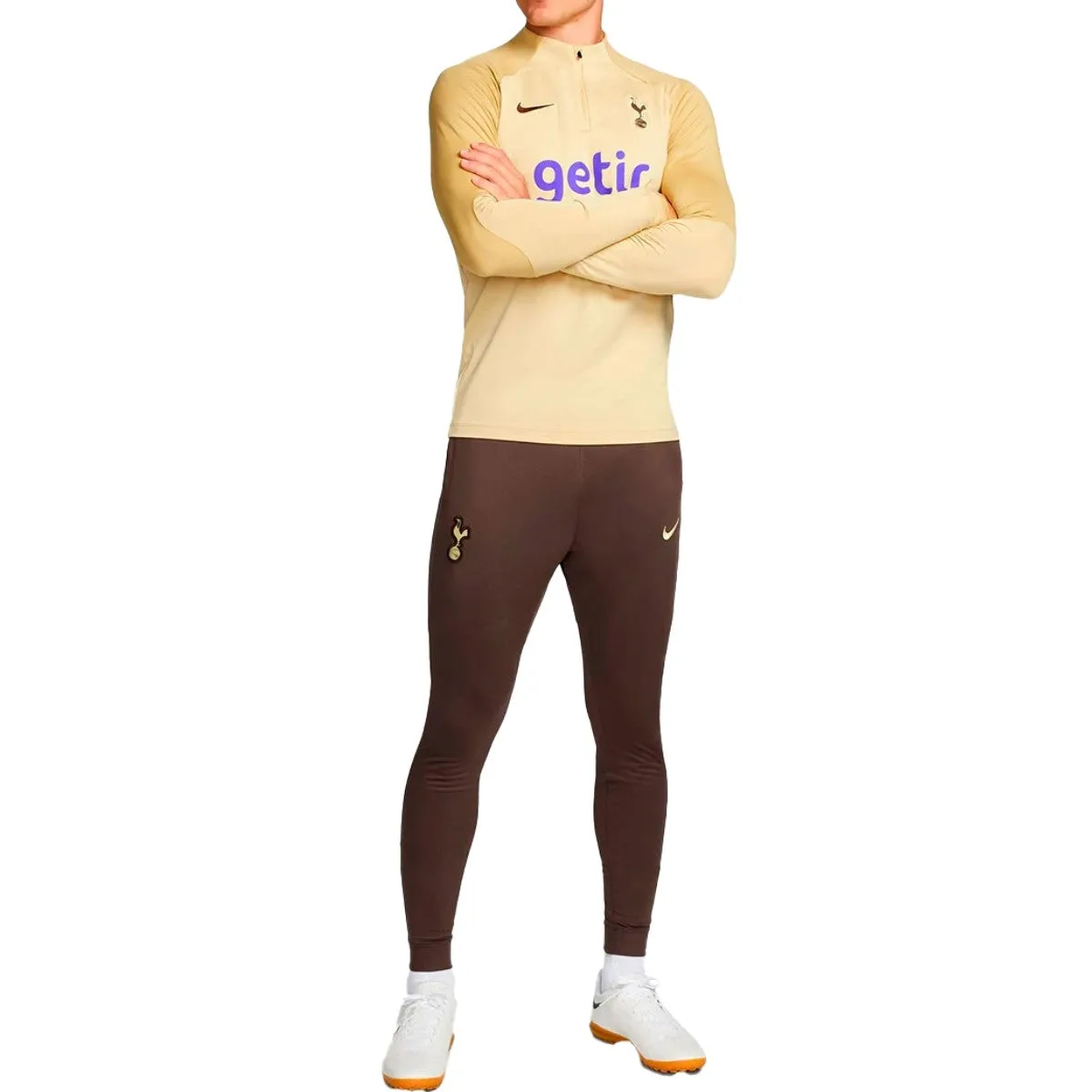 Tottenham Hotspur gold/maroon training technical tracksuit 2023/24 - Nike