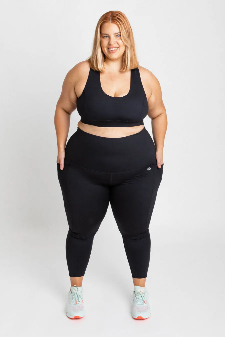 Training Pocket Move 7/8 Length Legging - Black