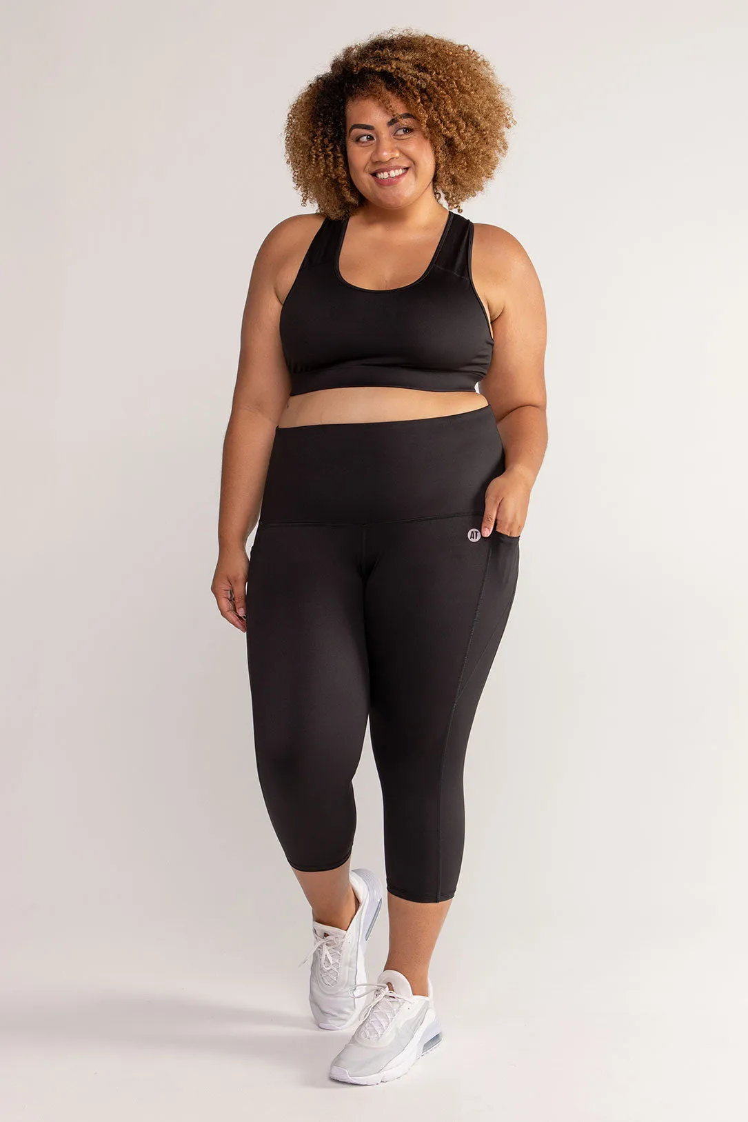 Training Pocket Move 7/8 Length Legging - Black
