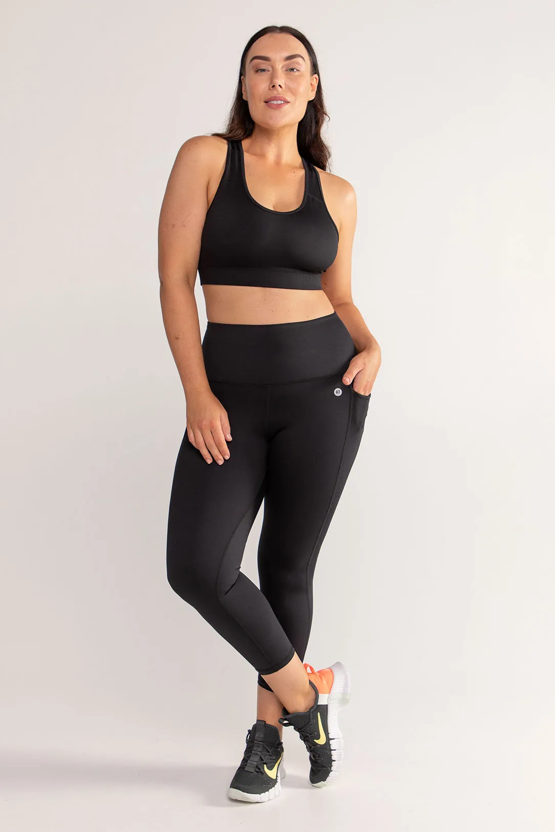 Training Pocket Move 7/8 Length Legging - Black