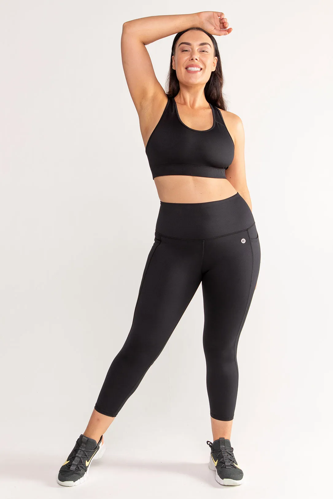 Training Pocket Move 7/8 Length Legging - Black