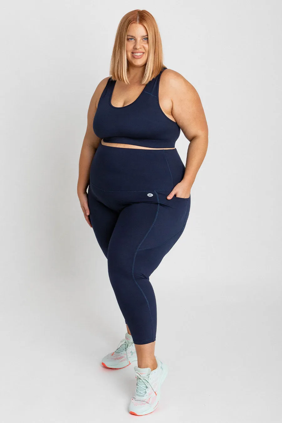Training Pocket Move 7/8 Length Legging - Navy