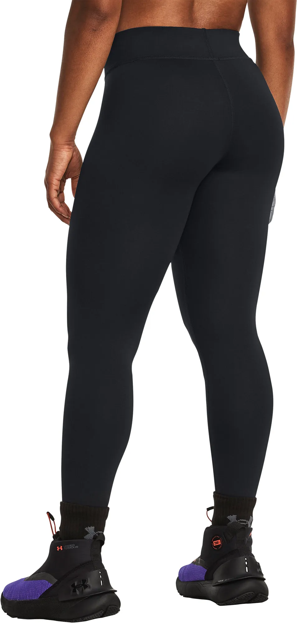 Under Armour ColdGear Womens Long Running Tights - Black