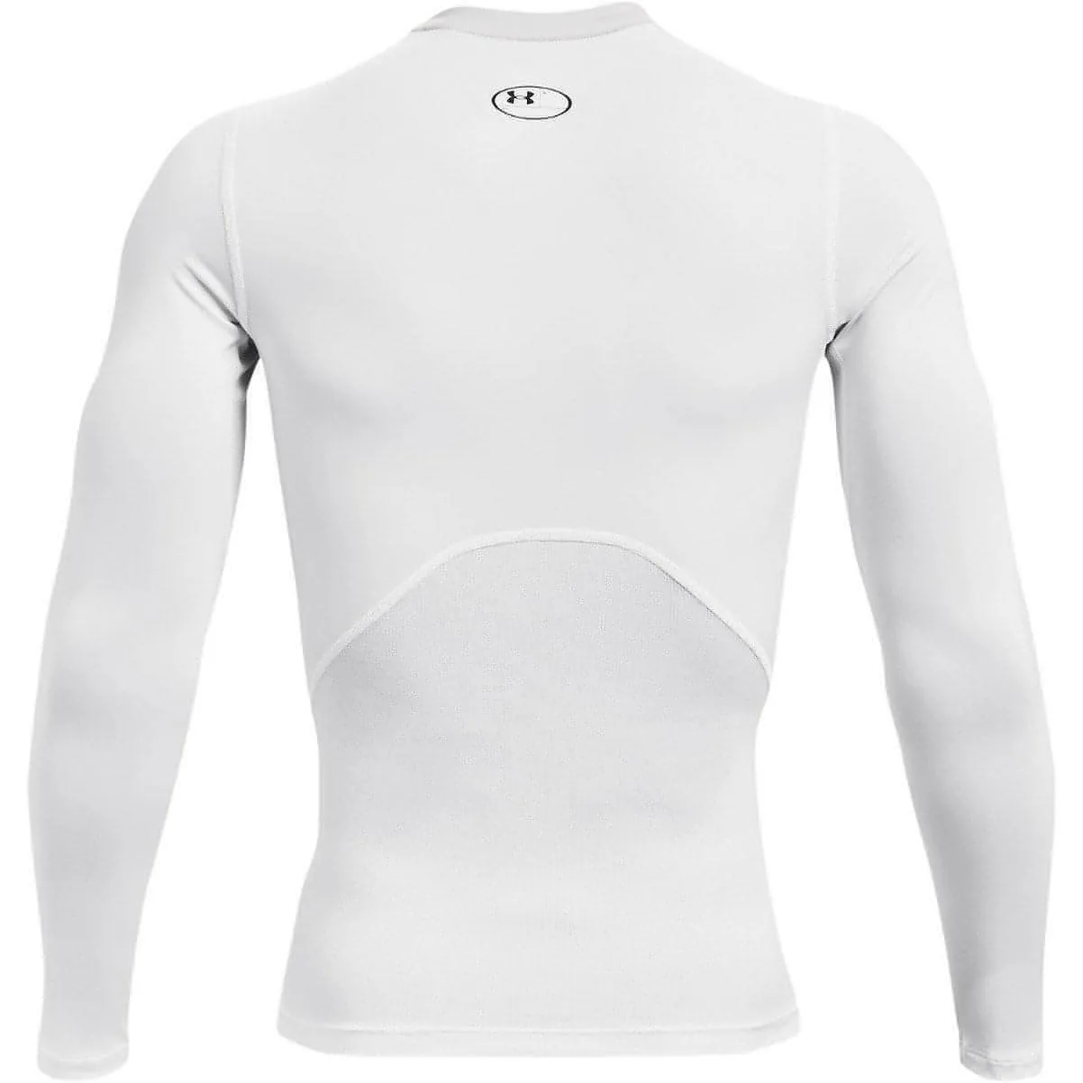 Under Armour HeatGear Armour Long Sleeve Mens Compression Top - White